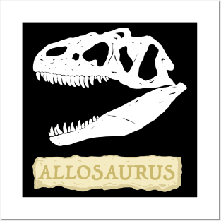 Allosaurus Skull Posters and Art